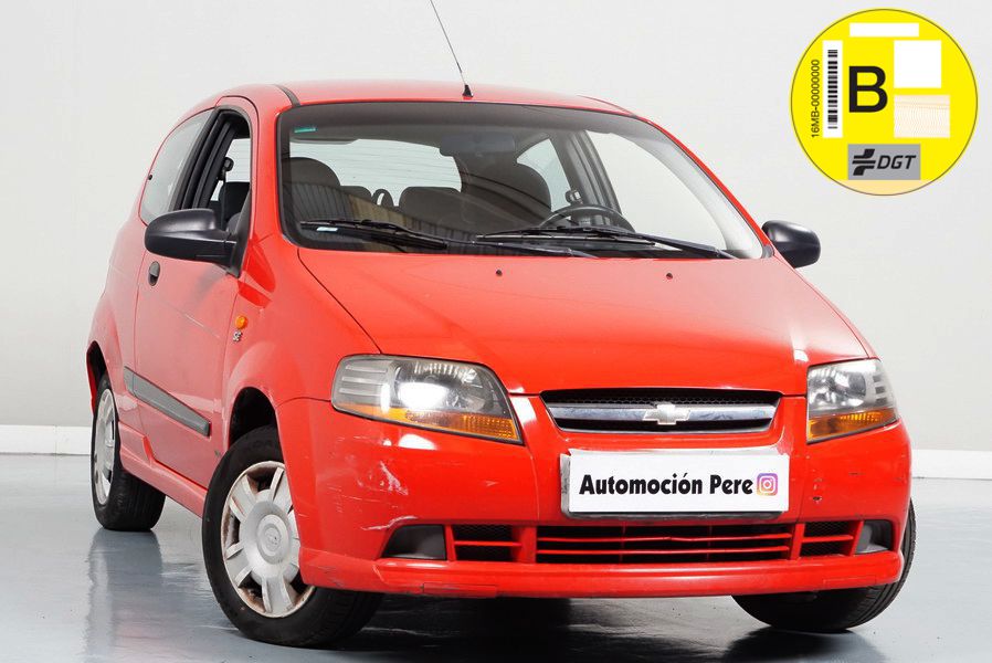Nueva Recepción: Chevrolet Kalos 1.2i SE 72CV. Único Propietario. Solo 48.510 Kms. Revisiones Selladas. Por 108 €/ Mes.